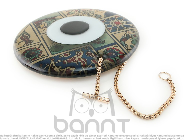 Altın Varaklı Dökme Cam Nazar Boncuğu Altın Varaklı Dökme Cam Nazar Boncuğu