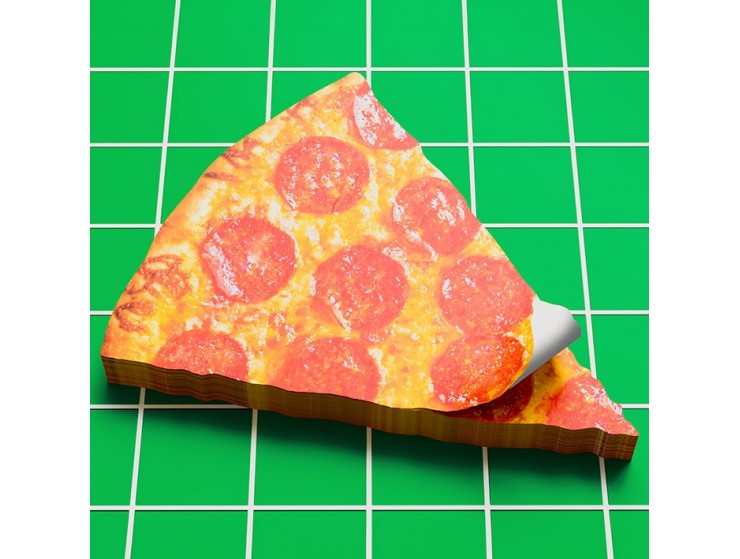 Mustard Pizza Sticky Not Kağıdı