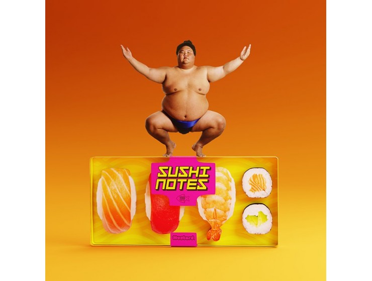 Mustard Sushi Bento Sticky Not Kağıdı ve Page Marker Seti