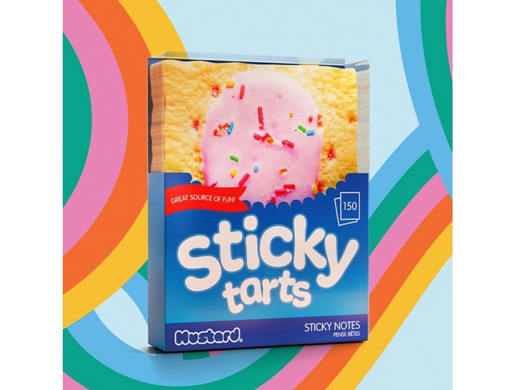 Mustard Pop Tarts Sticky Not Kağıdı Mustard Pop Tarts Sticky Not Kağıdı