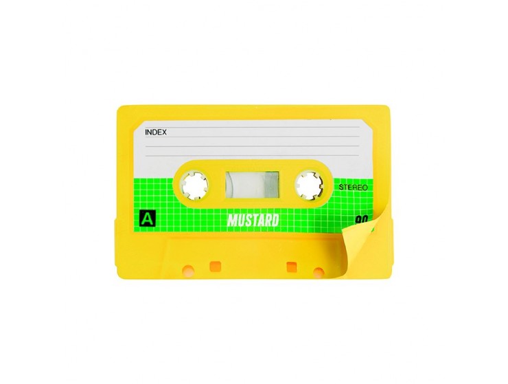 Mustard Kaset Sticky Not Kağıdı