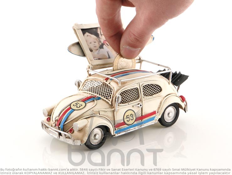 Beetle Classic Fotoğraf Çerçeveli Kumbara V Beetle Classic Fotoğraf Çerçeveli Kumbara V