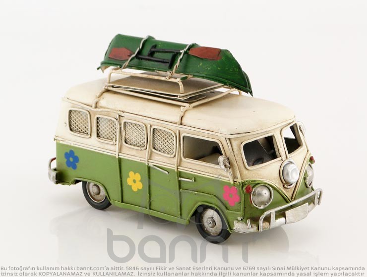 Camper Van Fotoğraf Çerçeveli Kumbara V Camper Van Fotoğraf Çerçeveli Kumbara V