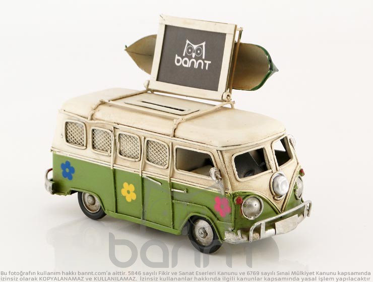 Camper Van Fotoğraf Çerçeveli Kumbara V Camper Van Fotoğraf Çerçeveli Kumbara V