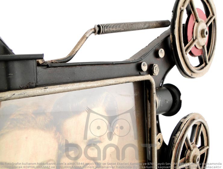 Vintage Sinemaskop 3D Metal Fotoğraf Çerçevesi