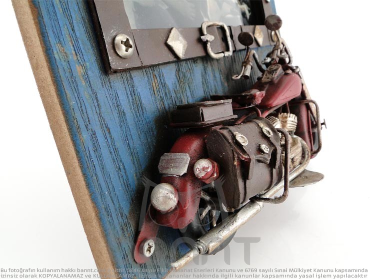 Vintage 3D Motorcycle Fotoğraf Çerçevesi Vintage 3D Motorcycle Fotoğraf Çerçevesi