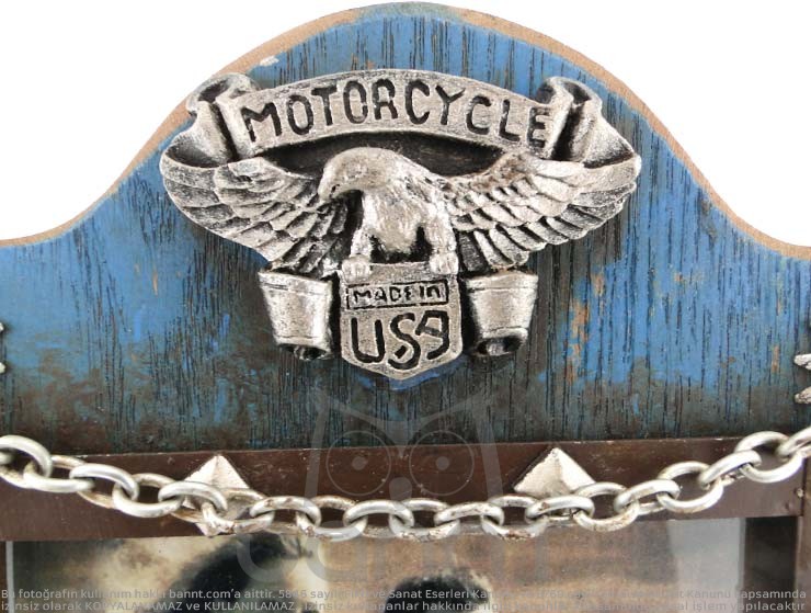 Vintage 3D Motorcycle Fotoğraf Çerçevesi Vintage 3D Motorcycle Fotoğraf Çerçevesi