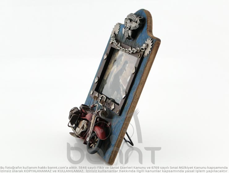 Vintage 3D Motorcycle Fotoğraf Çerçevesi Vintage 3D Motorcycle Fotoğraf Çerçevesi