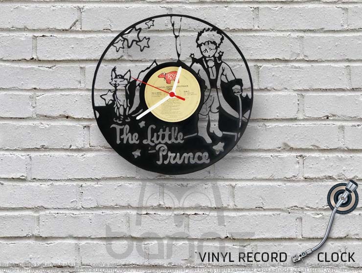 The Little Prince Vinyl Record Duvar Saati