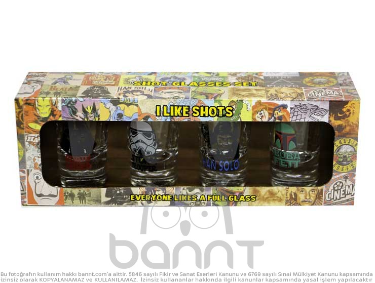 Star Wars Shot Bardak Takımı Star Wars Shot Bardak Takımı