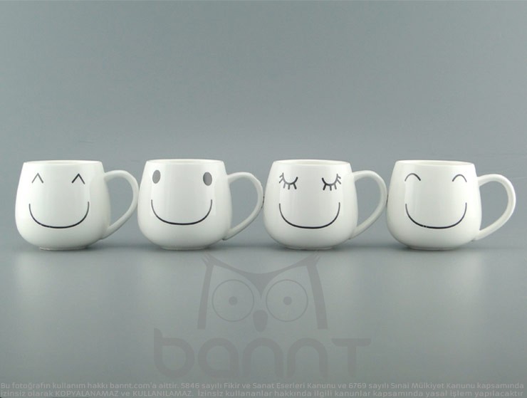 Happy Smile Kupa Bardak Seti Happy Smile Kupa Bardak Seti