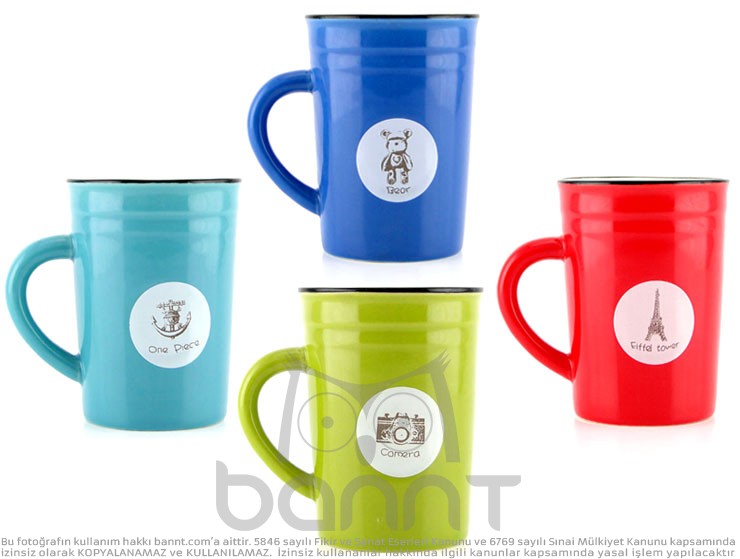 Retro Kupa Bardak Seti (4 adet) Retro Kupa Bardak Seti (4 adet)