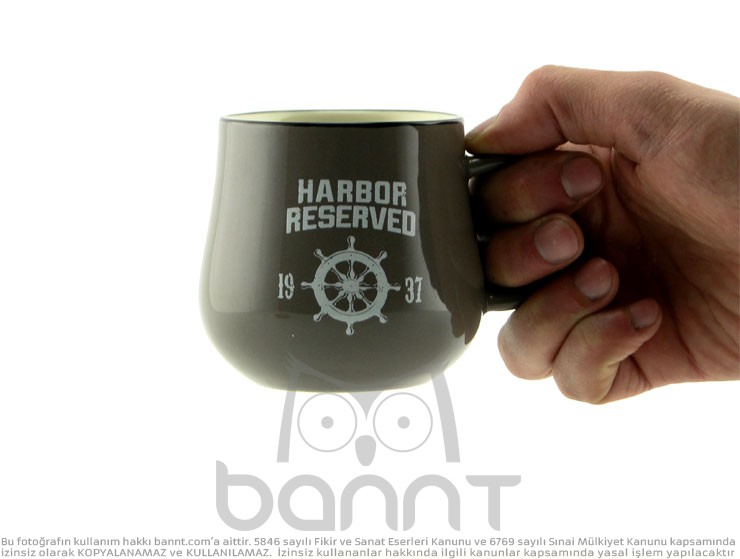 Harbor Emaye Tasarımlı Kupa Bardak Harbor Emaye Tasarımlı Kupa Bardak