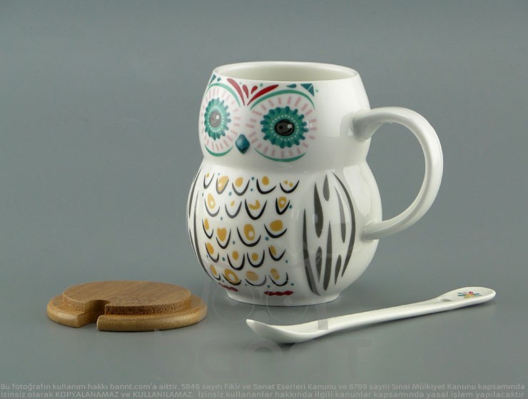 Owl Kupa Bardak Owl Kupa Bardak