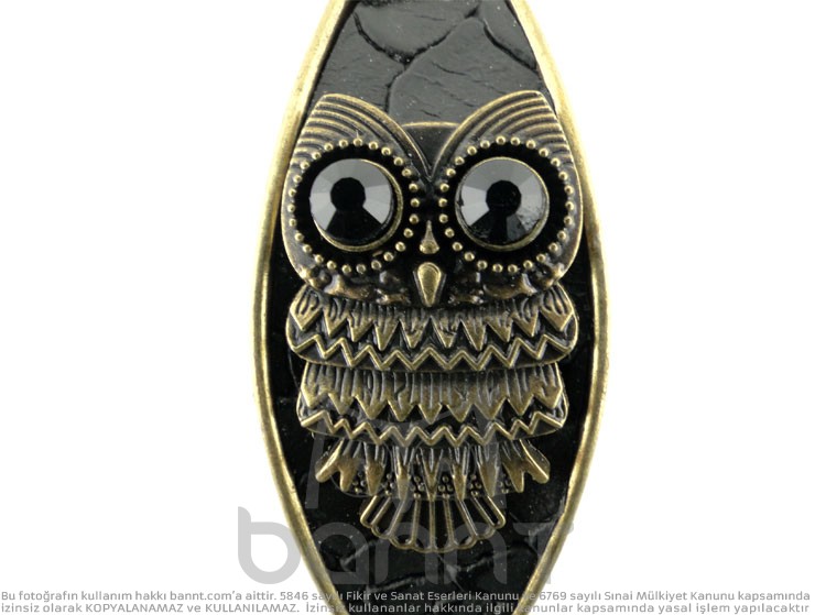 Owl Deri Bileklik