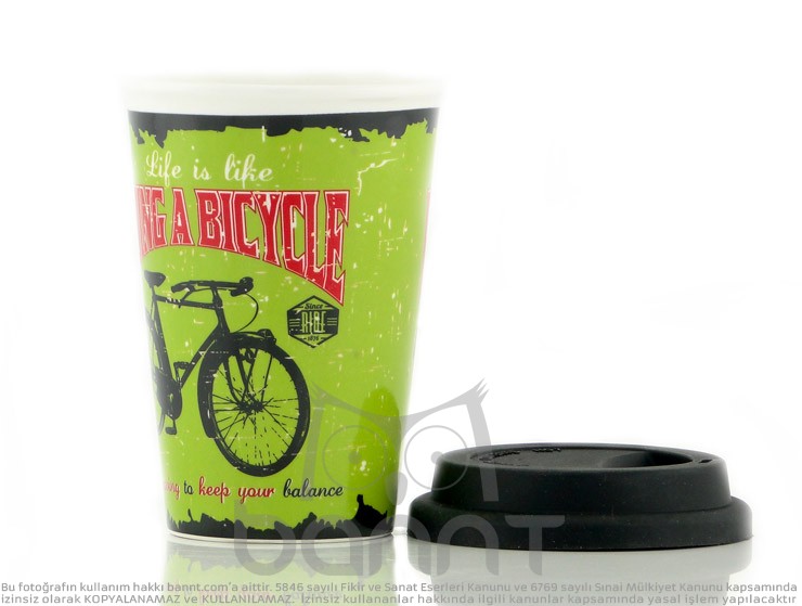 Retro Bicycle Kupa Bardak Retro Bicycle Kupa Bardak