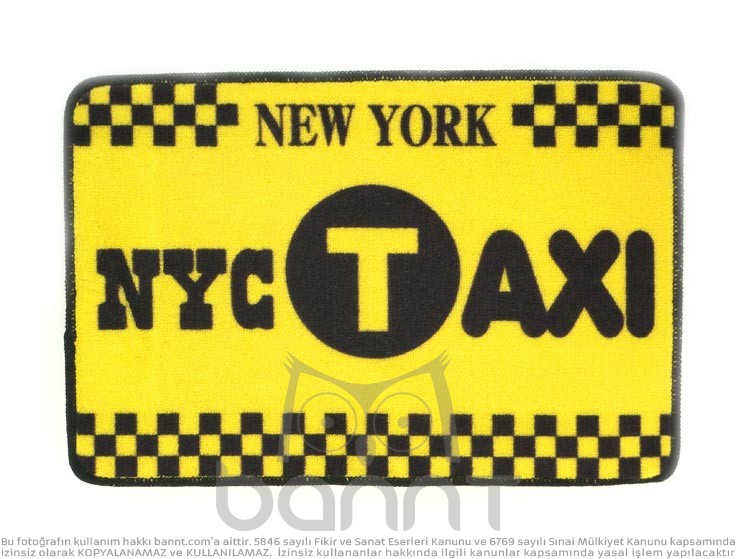 NYC Taxi Banyo Paspası