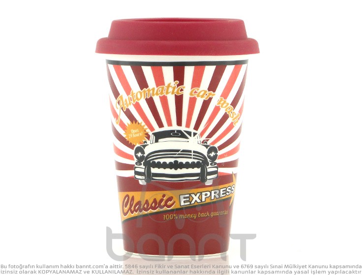 Retro Car Wash Kupa Bardak Retro Car Wash Kupa Bardak