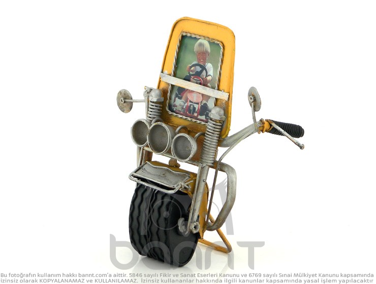 Motorcycle Metal Fotoğraf Çerçevesi Motorcycle Metal Fotoğraf Çerçevesi