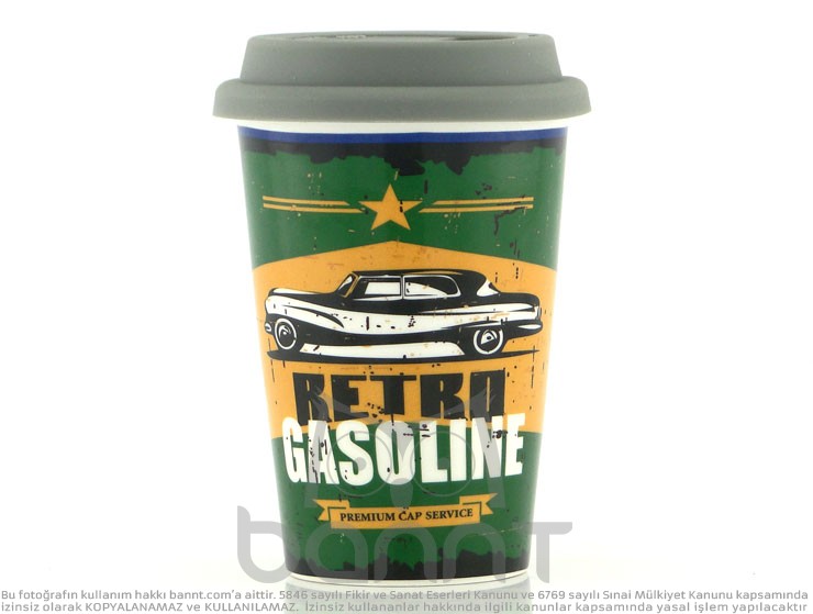 Retro Gasoline Kupa Bardak Retro Gasoline Kupa Bardak