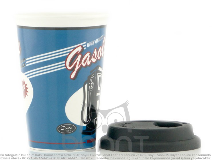 Retro Gasoline Kupa Bardak II Retro Gasoline Kupa Bardak II