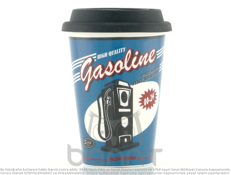 Retro Gasoline Kupa Bardak II Retro Gasoline Kupa Bardak II