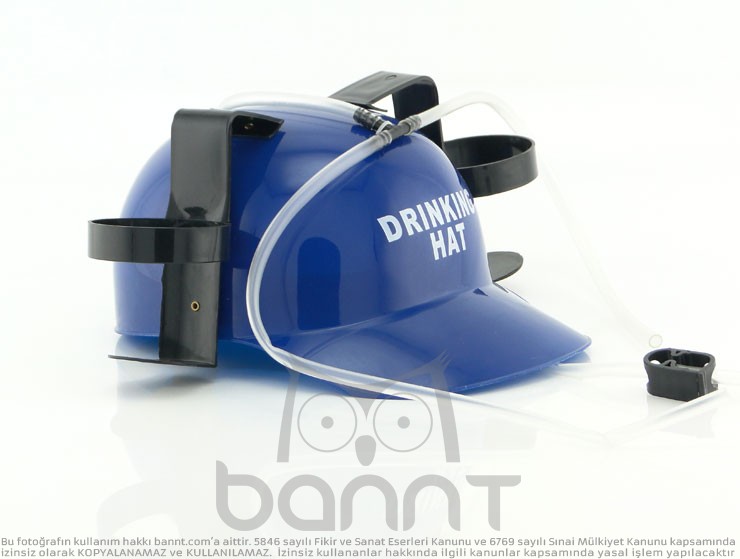 İçecek Şapkası Drinking Hat (Mavi)