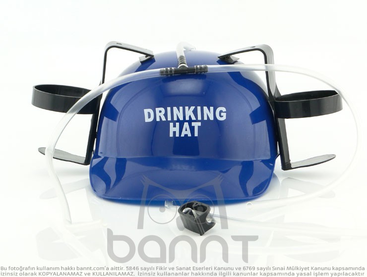 İçecek Şapkası Drinking Hat (Mavi)
