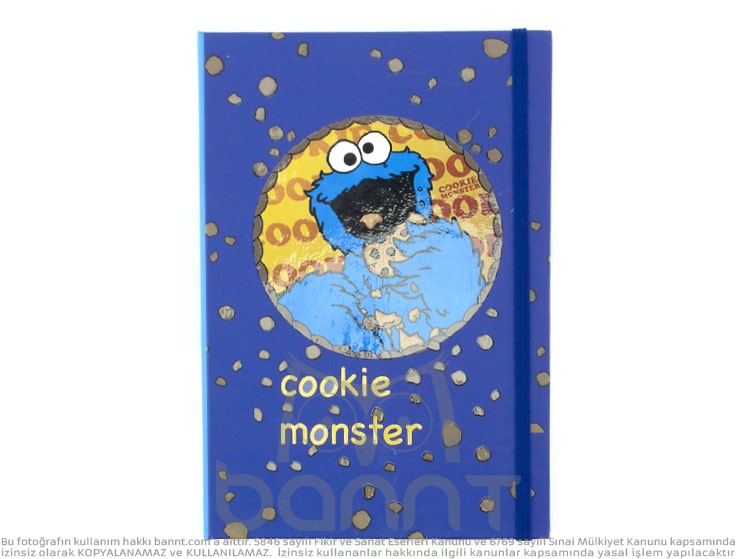 Cookie Monster Kurabiye Canavarı Defter