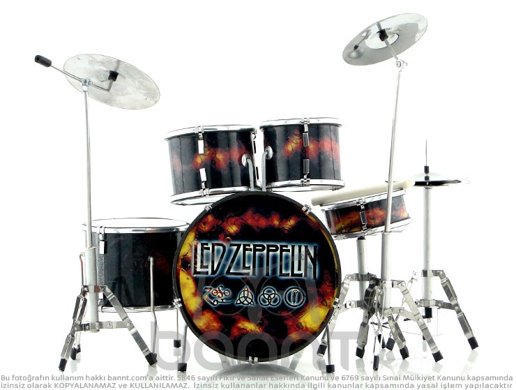 Led Zeppelin Mini Bateri Seti