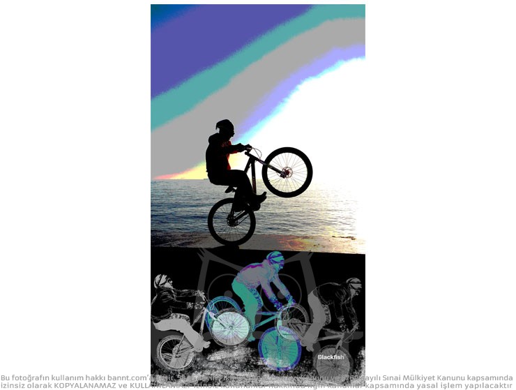 Blackfish Bicycle Negative Bandana