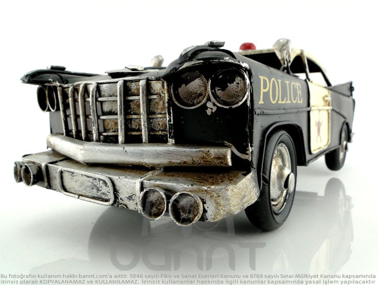 Metal Polis Arabası