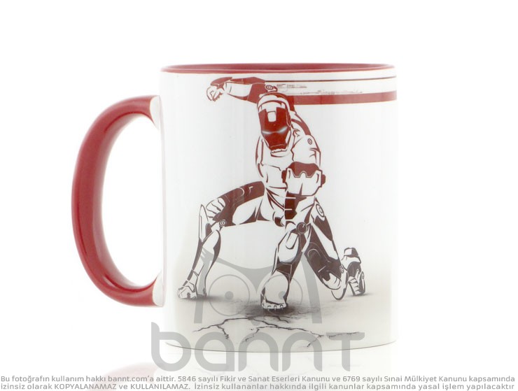 Iron Man Demir Adam Kupa Bardak Iron Man Demir Adam Kupa Bardak