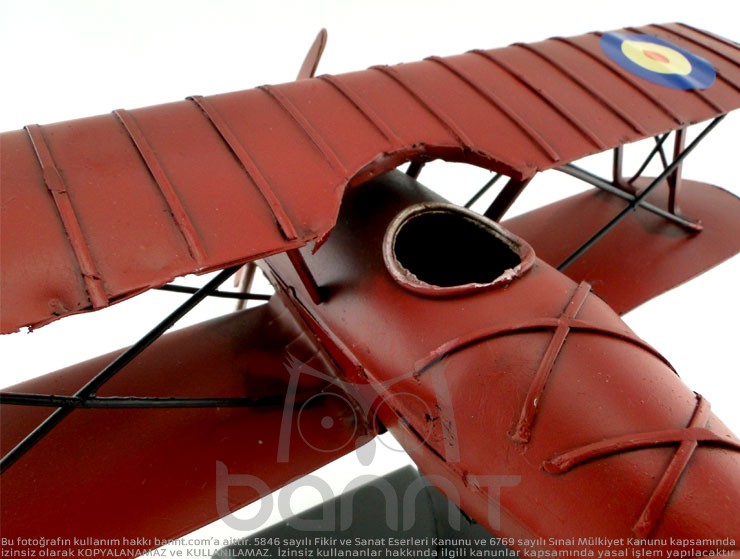 Retro Metal Model Uçak