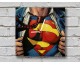 Superman Ahşap Duvar Saati