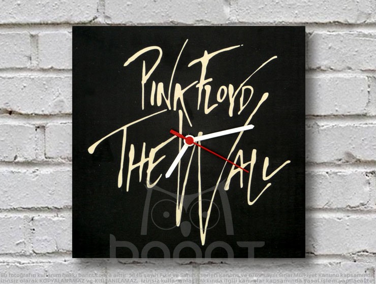 Pink Floyd Ahşap Duvar Saati