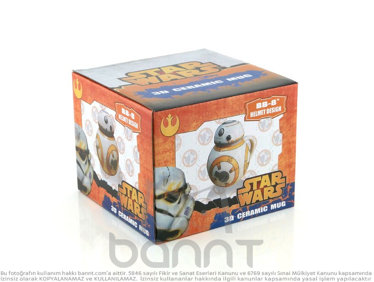 BB8 Droid 3D Kupa Bardak