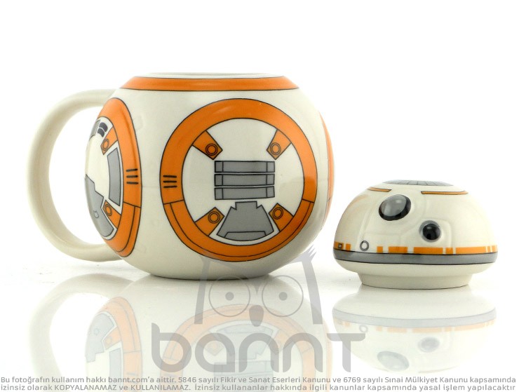 BB8 Droid 3D Kupa Bardak