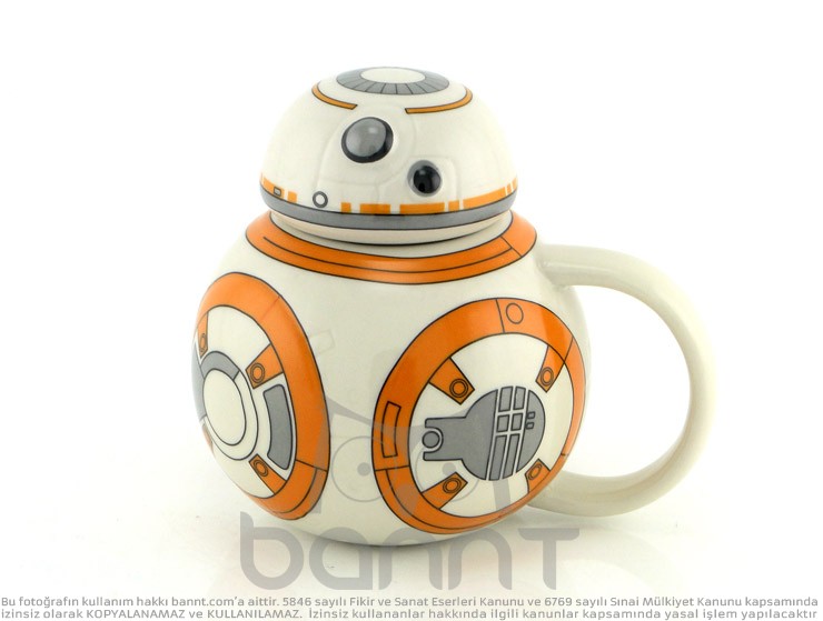 BB8 Droid 3D Kupa Bardak