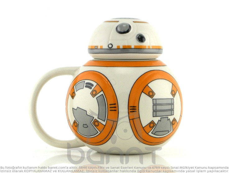 BB8 Droid 3D Kupa Bardak