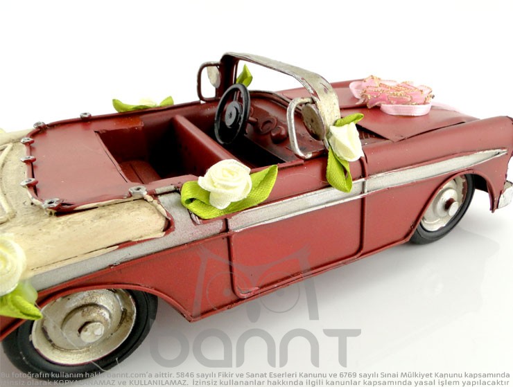 Classic Chevrolet Gelin Arabası (Kırmızı)