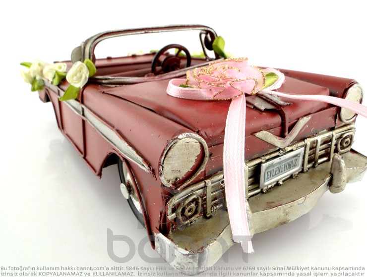 Classic Chevrolet Gelin Arabası (Kırmızı)