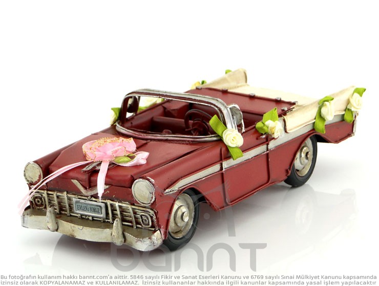 Classic Chevrolet Gelin Arabası (Kırmızı)