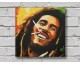 Bob Marley Ahşap Duvar Saati II