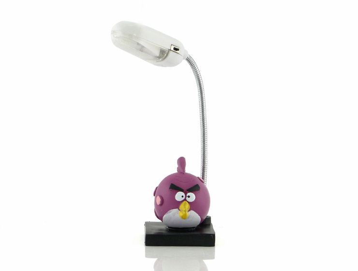 Angry Bird Mini Masa Lambası (Mor)