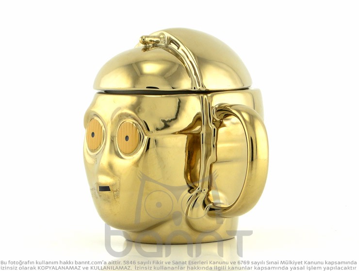 C-3PO 3D Kupa Bardak (Gold) C-3PO 3D Kupa Bardak (Gold)