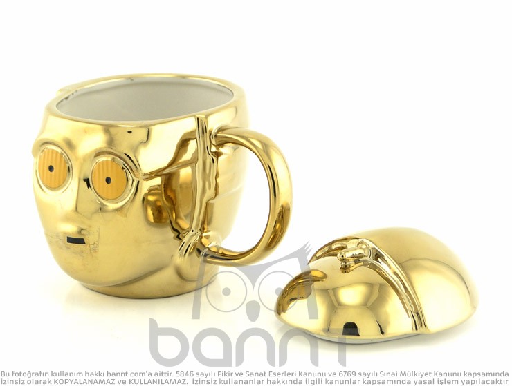 C-3PO 3D Kupa Bardak (Gold) C-3PO 3D Kupa Bardak (Gold)