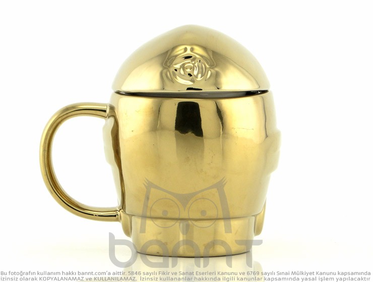 C-3PO 3D Kupa Bardak (Gold)