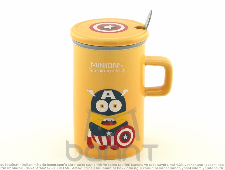 Minions Captain America Kupa Bardak