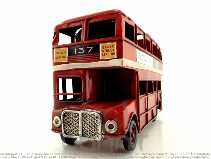 Retro London Bus Kalemlik